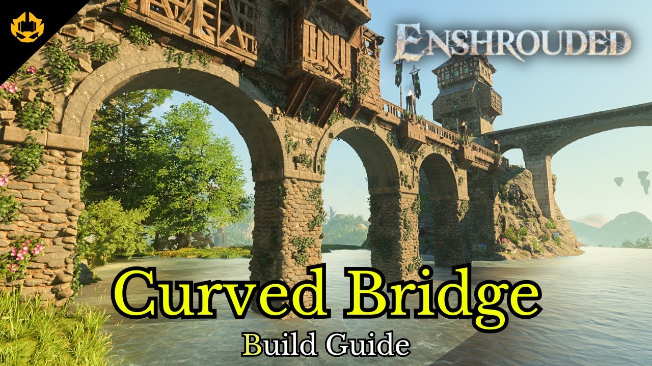 Build Your Own CURVED BRIDGE in Enshrouded