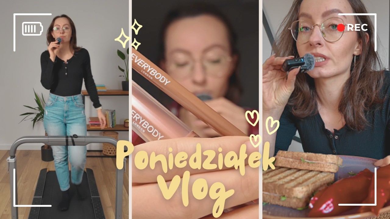 CO JEM JAK NIE MAM CZASU? 🥪 MÓJ MAKIJAŻ💄OPINIA O BIEŻNI 🏃