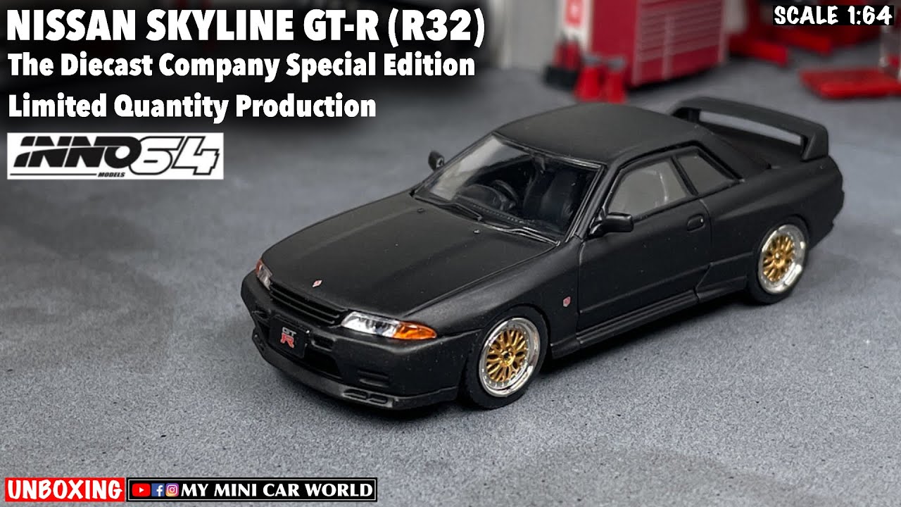 『MY MINI CAR WORLD』UNBOXING INNO64 1/64 NISSAN SKYLINE GT-R (R32)