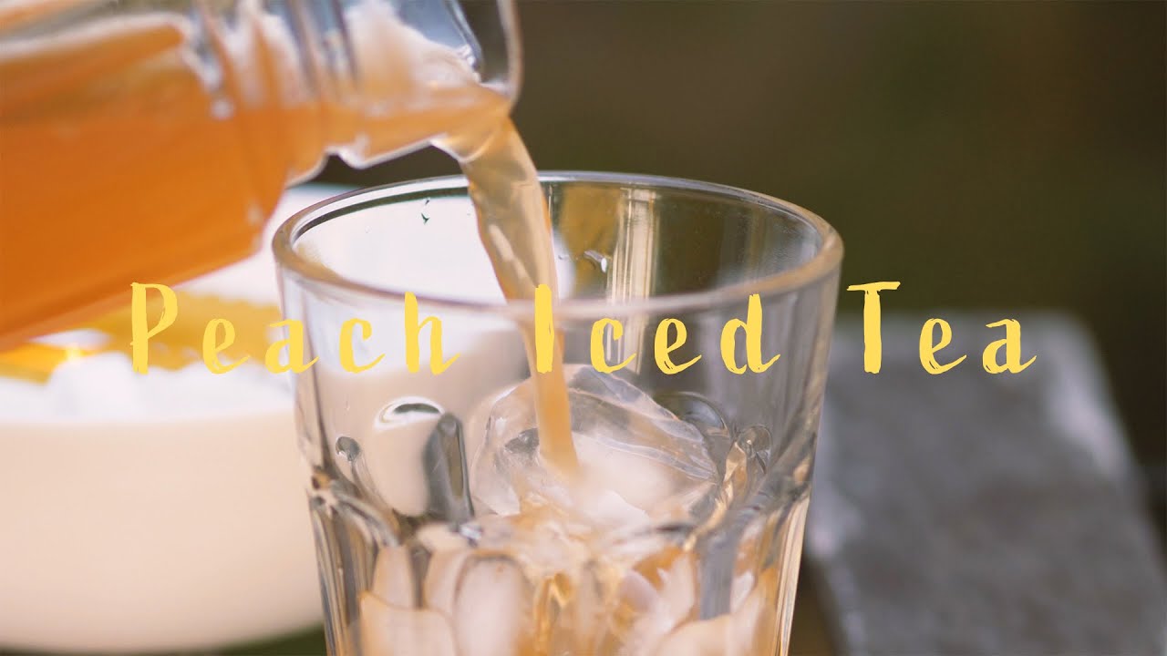 Peach Iced Tea ASMR