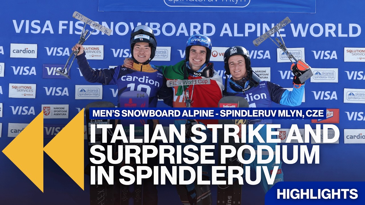 Italian striker in Splindleruv and surprise podium | Highlights | FIS Snowboard