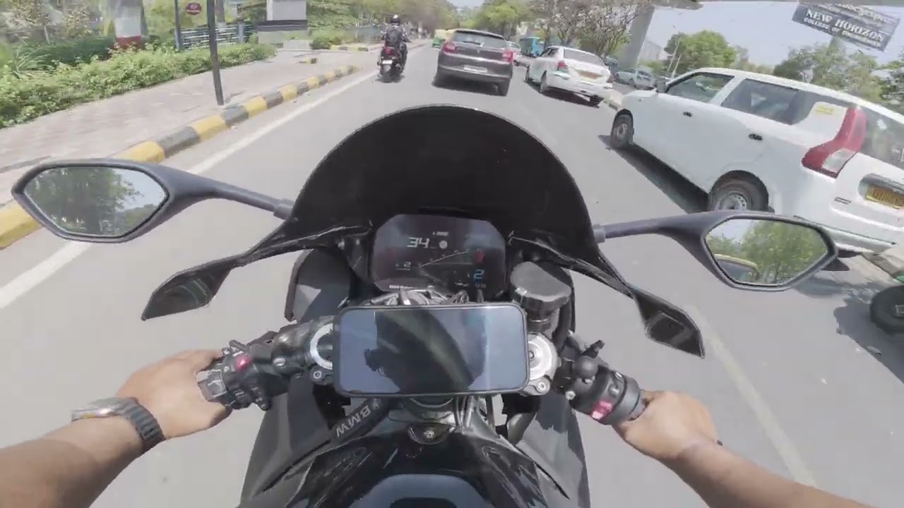 12Mar2026 - BMW S1K Bangalore Biker - Daily Ride - Home To Office