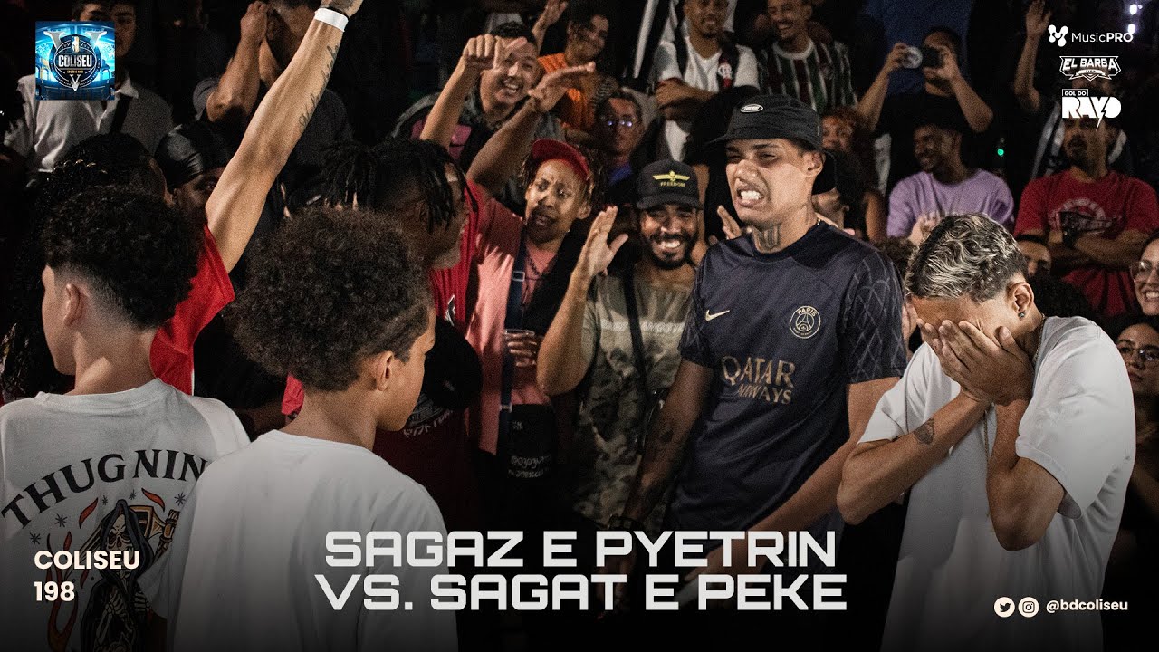 (PEGOU FOGO🔥🔥) PYETRIN E SAGAZ X SAGAT E PEKE - SEGUNDA FASE - BATALHA DO COLISEU - EDIÇÃO 198
