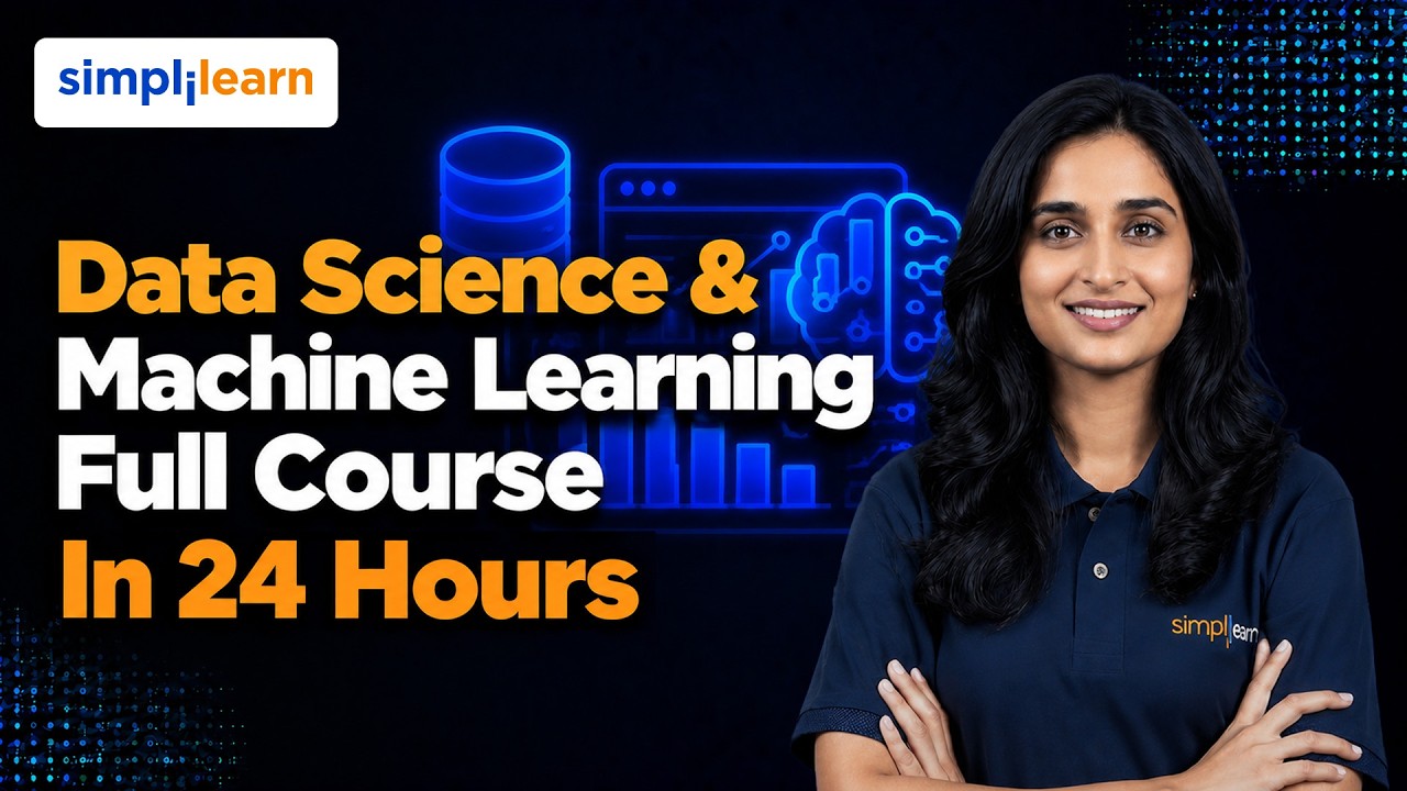 Data Science & Machine Learning Full Course | Complete Data Science Training | Simplilearn