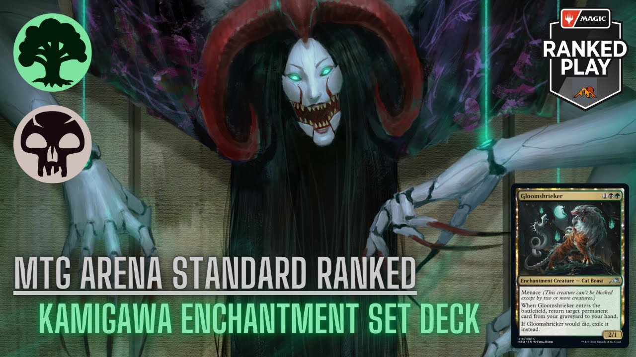 Not the White Green Enchantment Set Deck you know INSTEAD GREEN BLACK🌳💀 | MTG Arena standard ranked