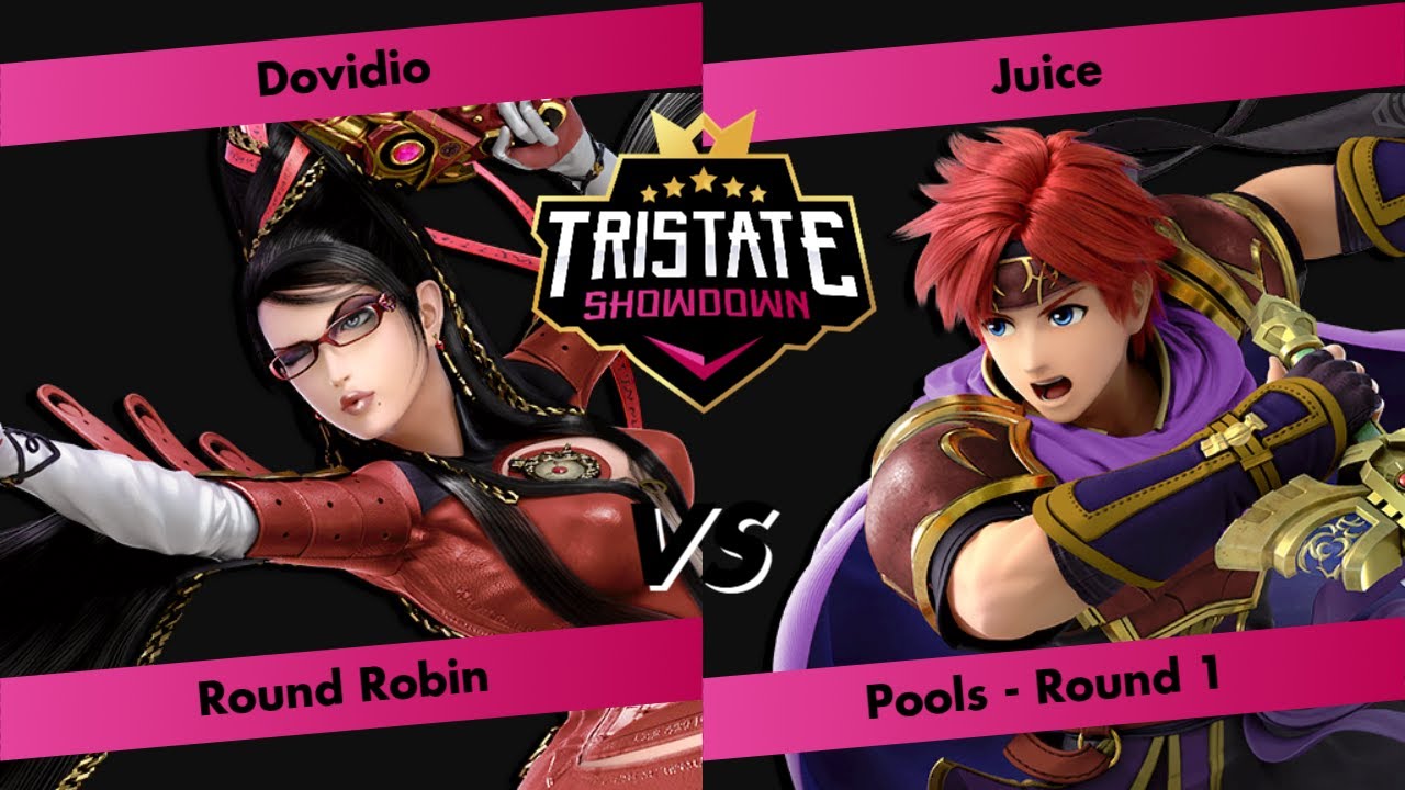 Tristate Showdown 2 - Dovidio (Bayonetta) vs Juice (Roy) - Round Robin Pools - Round 1