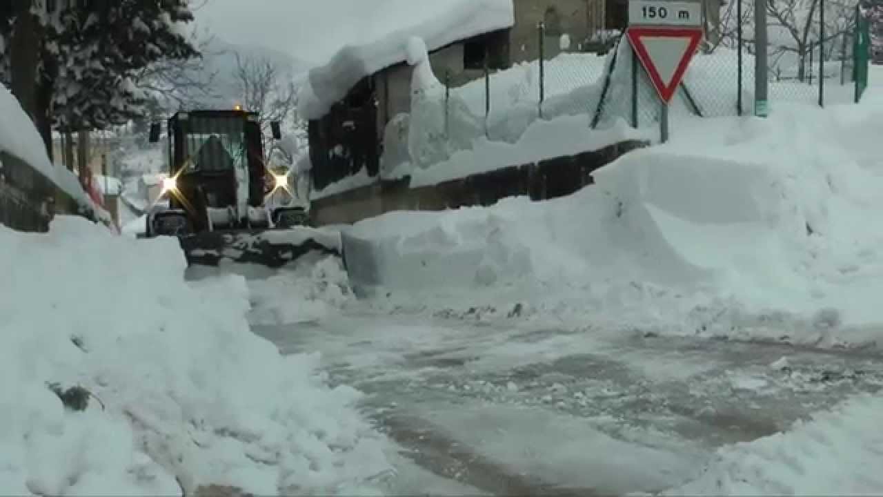 Fabriano: la formidabile nevicata del febbraio 2012
