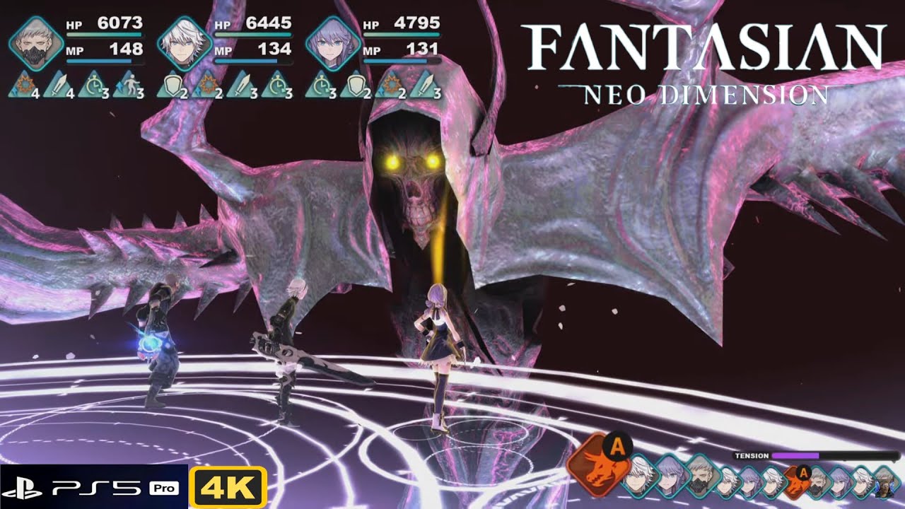 Fantasian Neo Dimension Lv47 Eternal Holy Boss (Hard Mode) & Hironobu Sakaguchi Method/Build TS