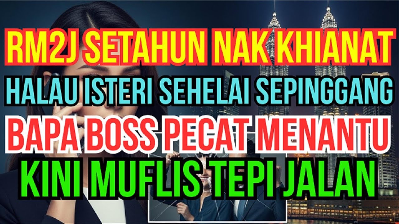 Keluarga Halau Saya Demi Skandal Suami. Sekali Bapa Pecat Dia, Suami Melarat!