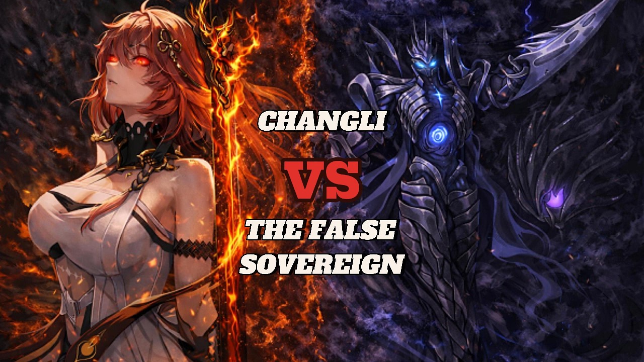 SOLO BOSS FIGHT - CHANGLI VS THE FALSE SOVEREIGN #wutheringwaves #kurogames  #changli  #bossfight 