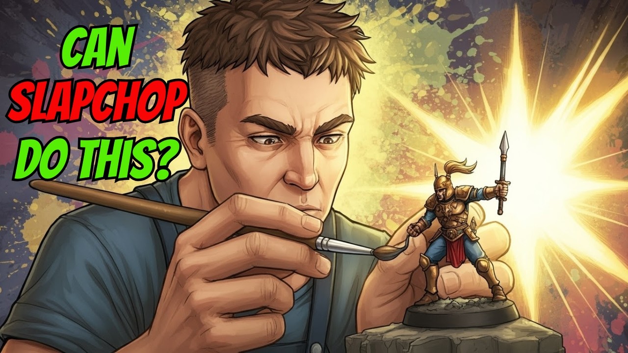 Comic Style Speed Painting: A Break From Slapchop