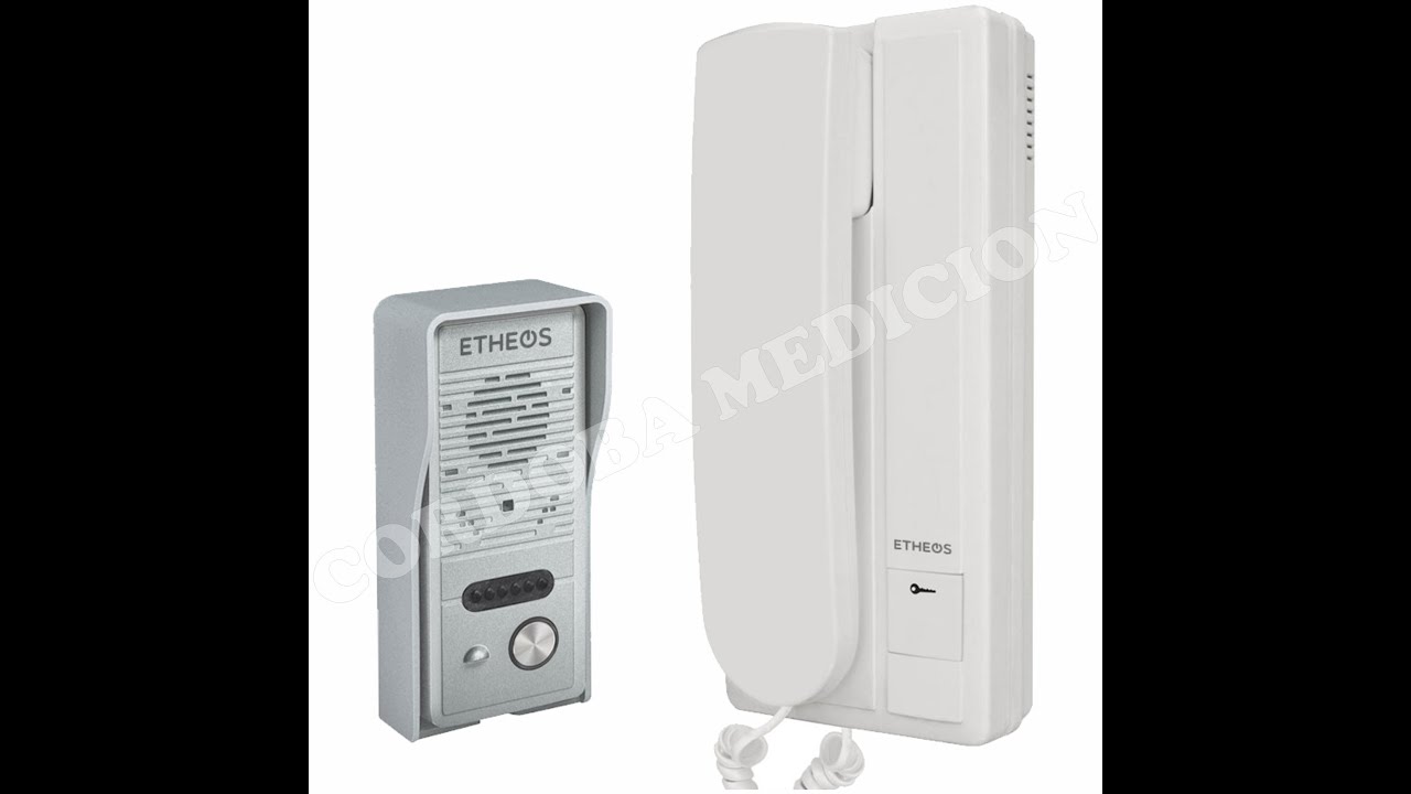 KIT PORTERO ELECTRICO COMPLETO ETHEOS TIMBRE ALUMINIO PREMIUM PRELT100