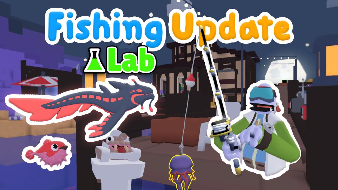 Yeeps Fishing Update is Awesome!!!🎣🐟 (New Fishing Rods, Fish, Map, and More!!)