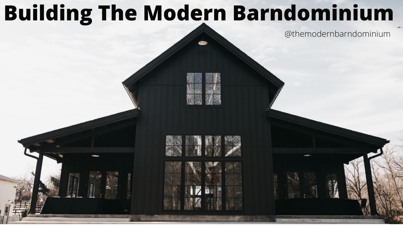 Building my Modern Black Barndominium