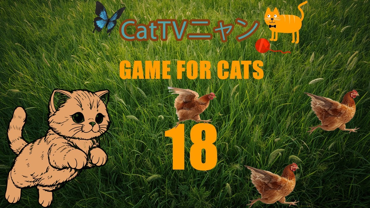猫の本能全開！2時間の狩りタイム🎯 | CatTVニャン #18