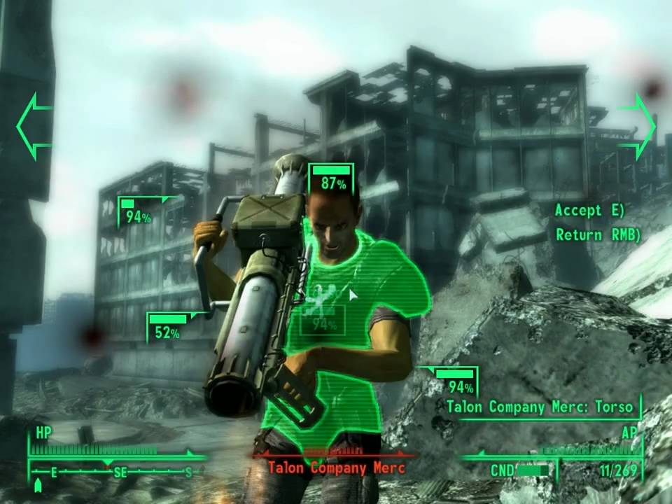 Fallout 3 Bloody Mess kill