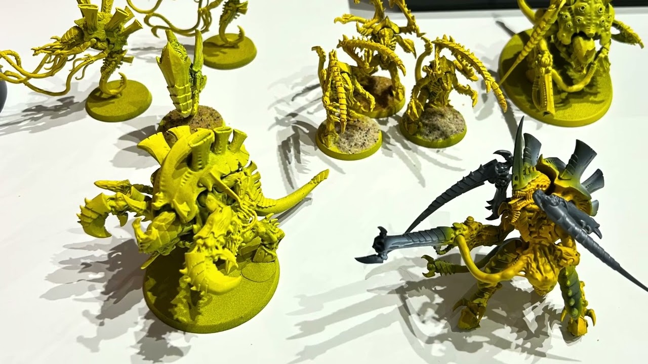 Warhammer 40k Tyranid Swarm Army 2025  BAM Reviews Progress & Painted Hive Fleet