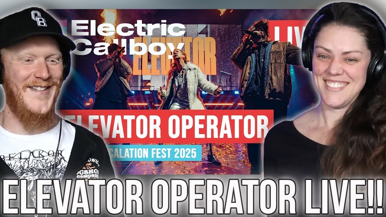 Electric Callboy - ELEVATOR OPERATOR LIVE REACTION | OB DAVE and ASH