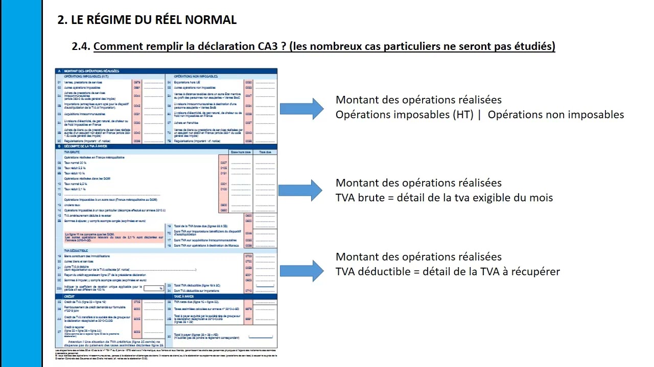 #DELTA # Déclaration de la TVA CA3