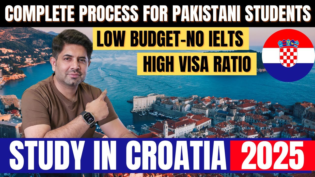 Study in Croatia 2025 without IELTS | Croatia Student VISA Process for Pakistani Students 2025