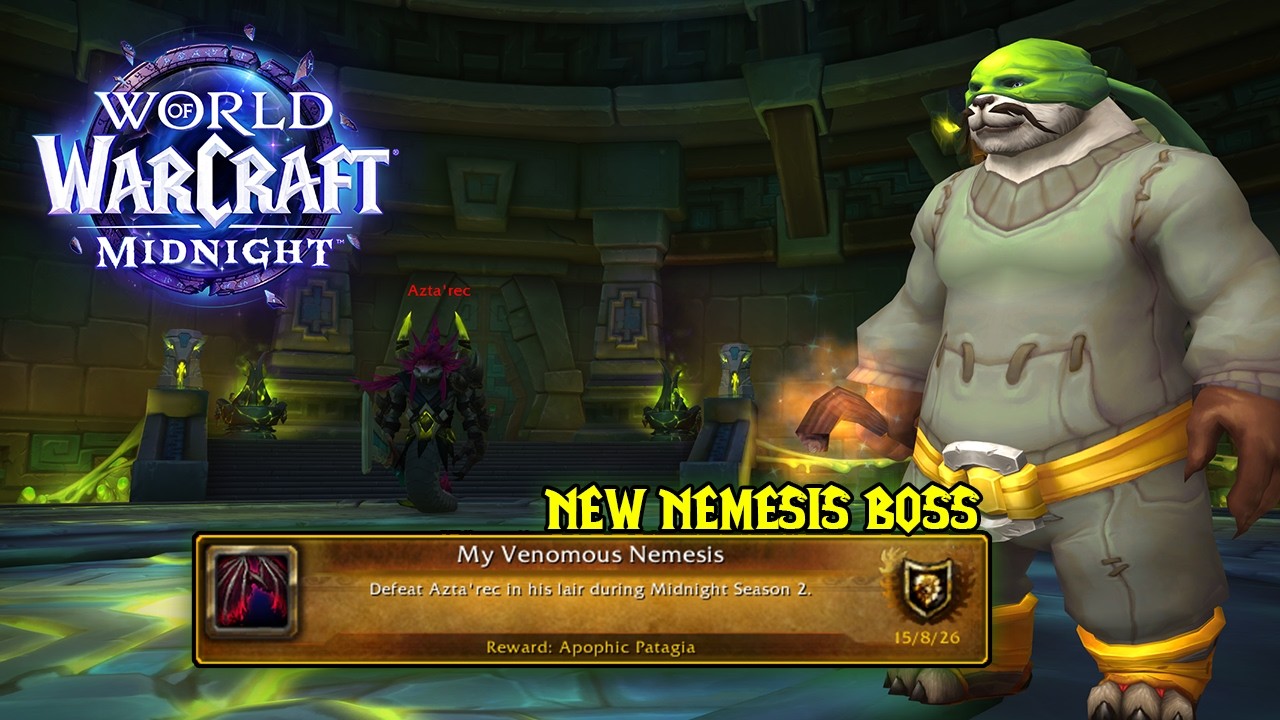 Убийство НОВОГО босса-немезиды в WoW... (Vemonfall Deeps: AZTA'REC)
