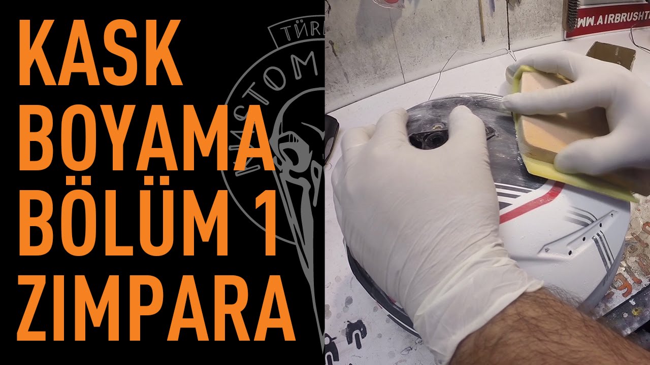 Kask Boyama Bölüm 1 | Zımpara
