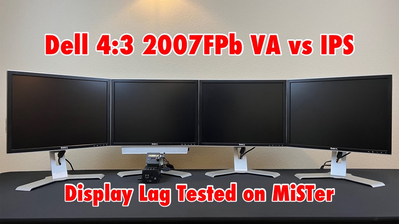 Dell 4:3 Monitors Revisited for MiSTer (2007FPb)