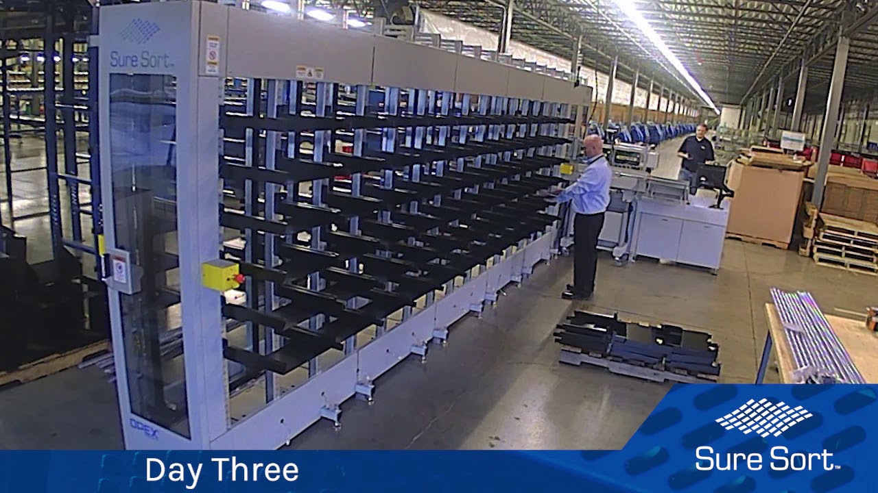 Timelapse Video: OPEX Sure Sort&trade; Sorting System Install at Radial