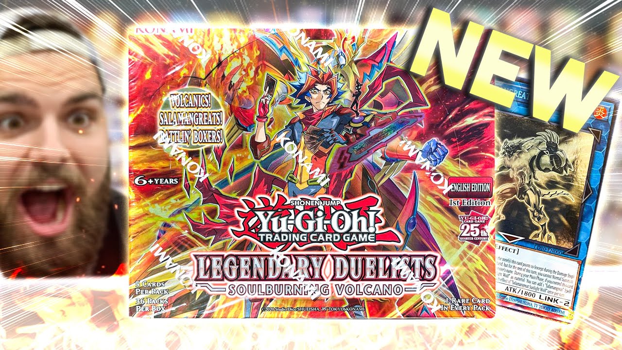 KONAMI'S.. *NEW* SOULBURNING VOLCANO Legendary Duelist YuGiOh Opening