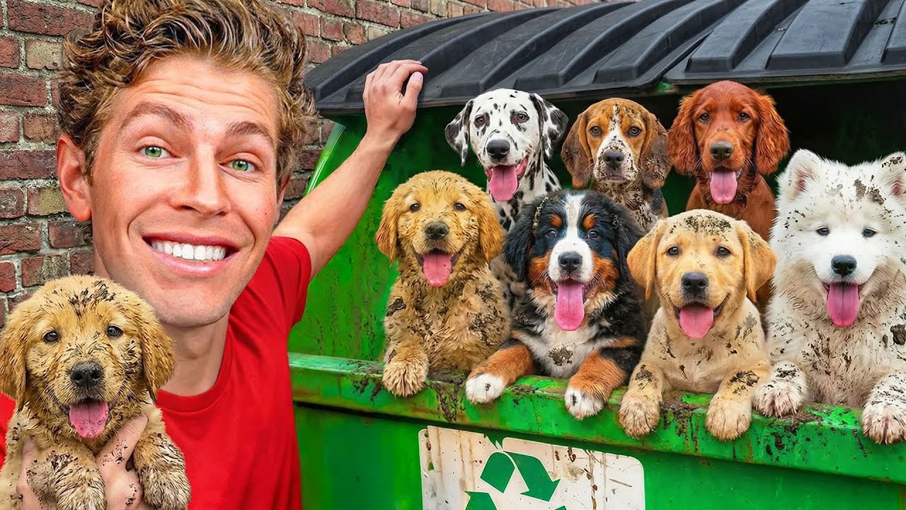 I Found 8 Lost Puppies in a Dumpster!