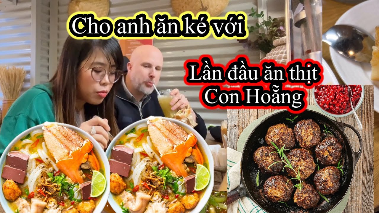 549 | Mít dẫn vợ đi ăn 8/3 Bánh Canh Cua uống nước mía, Lần đầu Ăn Thịt Con Hoẵng