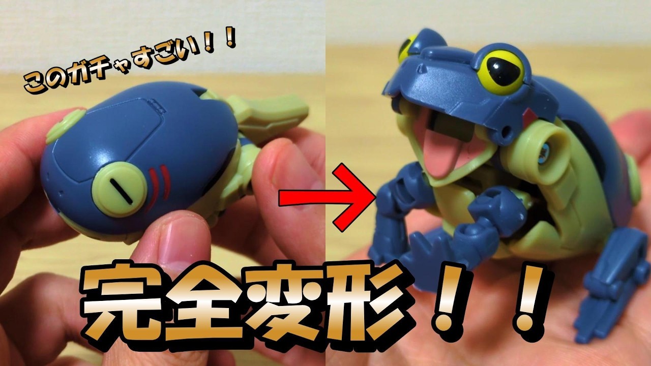 【ロマンの塊】オタマジャクシから完全変形できるカエルのガチャが凄すぎる！！【たまケロ】