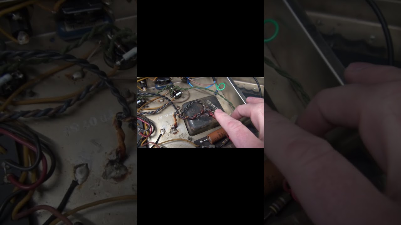 Fender Bassman guitar amp repair Hammond Transformer #shorts #amplifier #music #guitar #repair