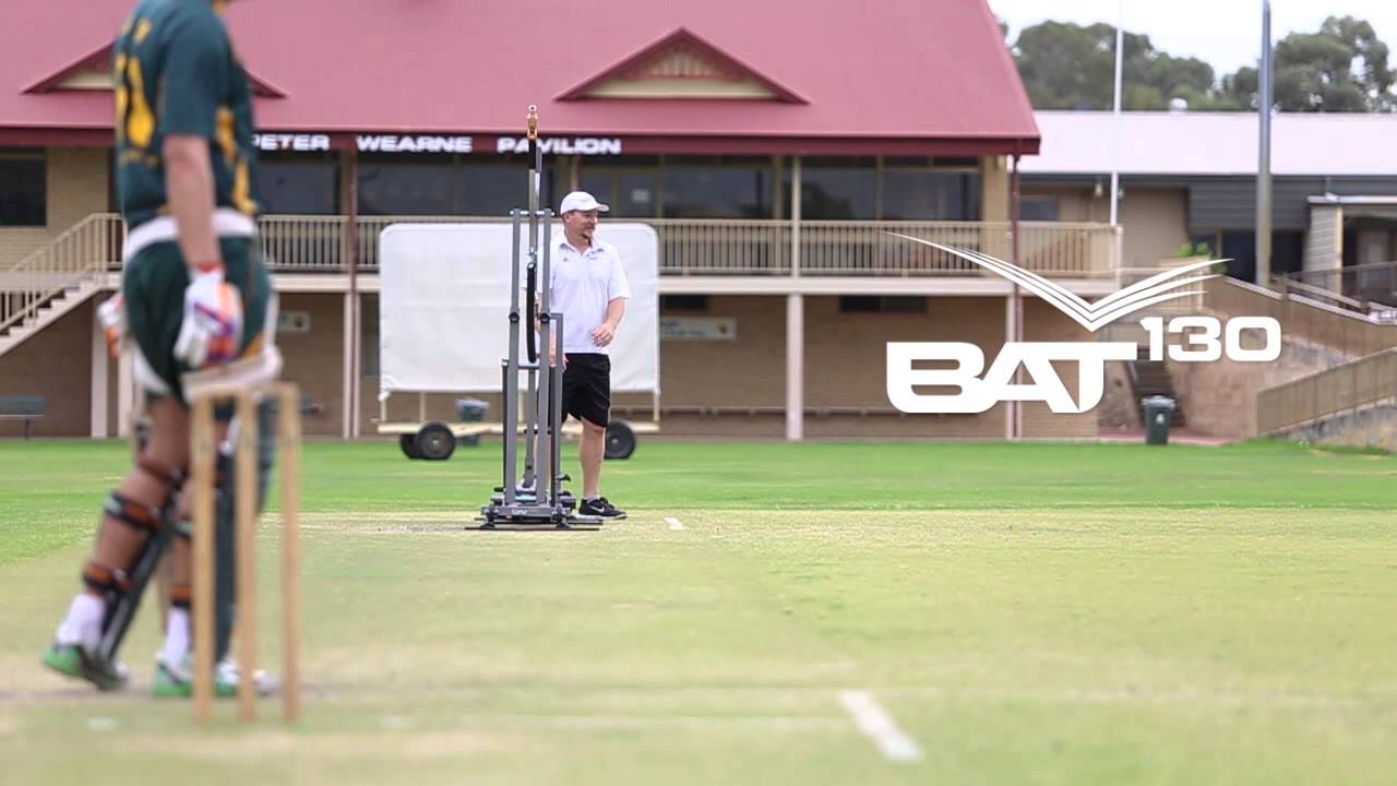 BAT130 Bowling Machine vs Andrew J Tye Scarborough Cricket Club