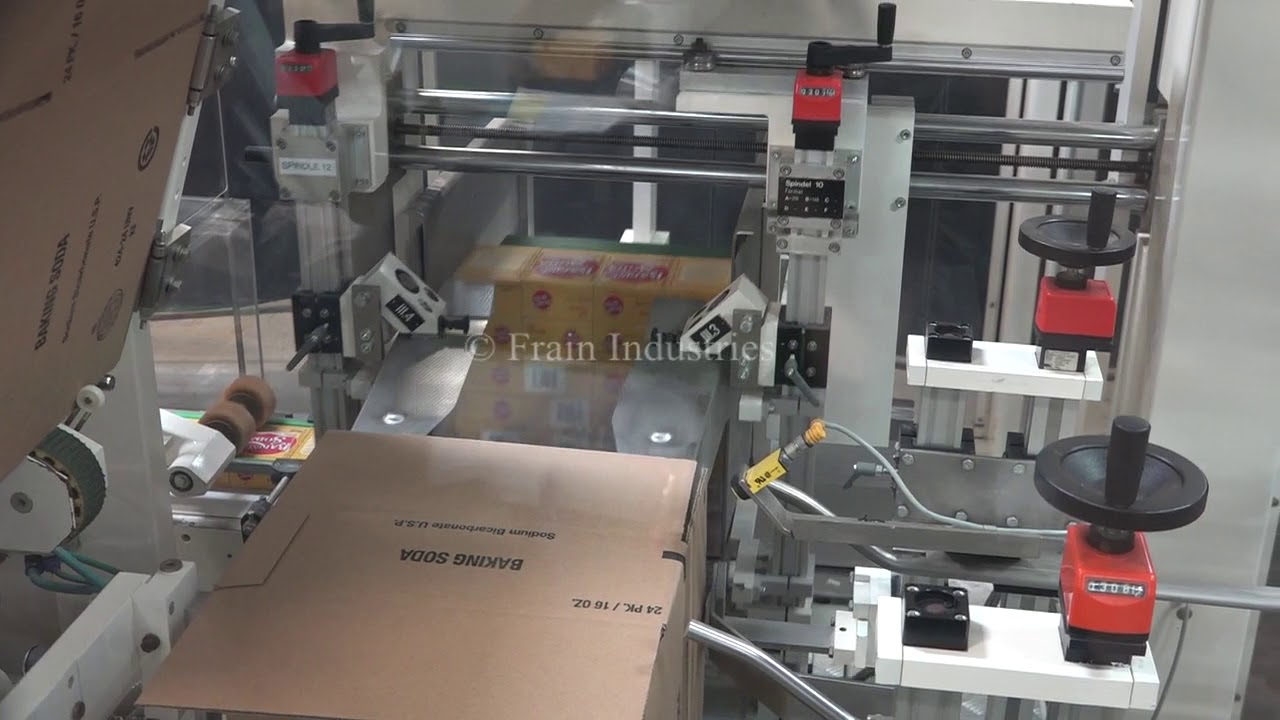 Focke 486, automatic,small footprint,case erector, packer, tape sealer