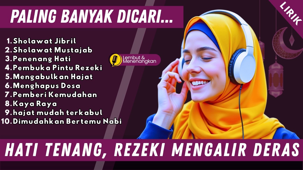 ALLAHUAKBAR! Sholawat Pengantar Tidur Paling Syahdu 🌙 Penyejuk Hati Saat Jiwa Lelah