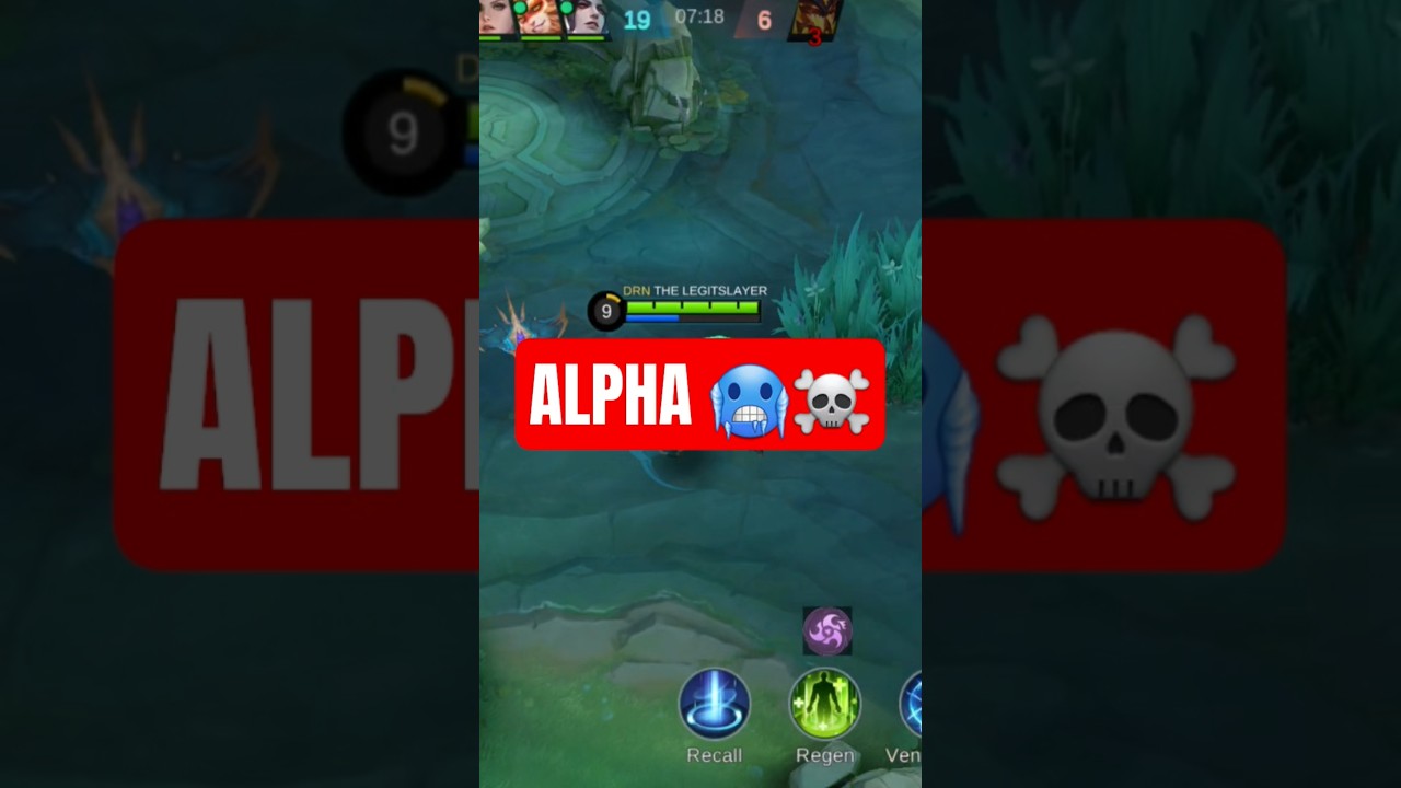 Alpha mlbb🥶☠️| MLBB Shorts |