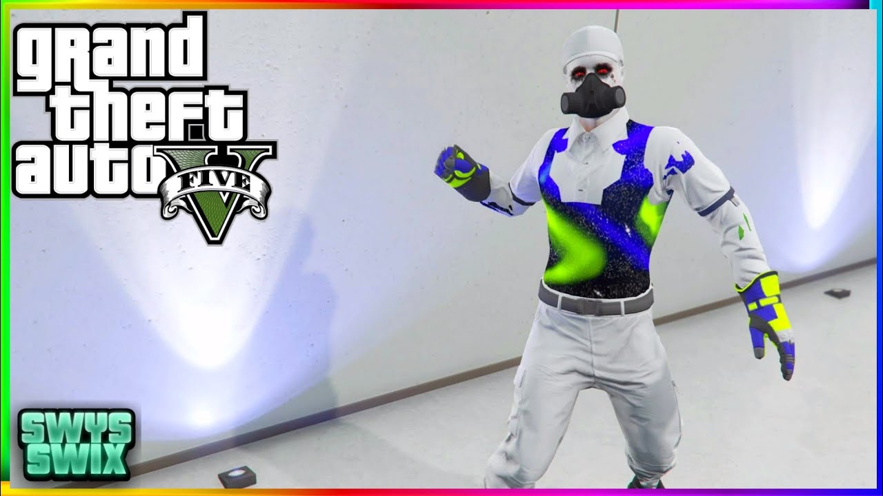 AVOIR UNE TENUE MODDER GALAXIE BLANCHE + JOGGER BLANC SUR GTA 5 ONLINE | 1.51 | PS4/XBOX/PC |