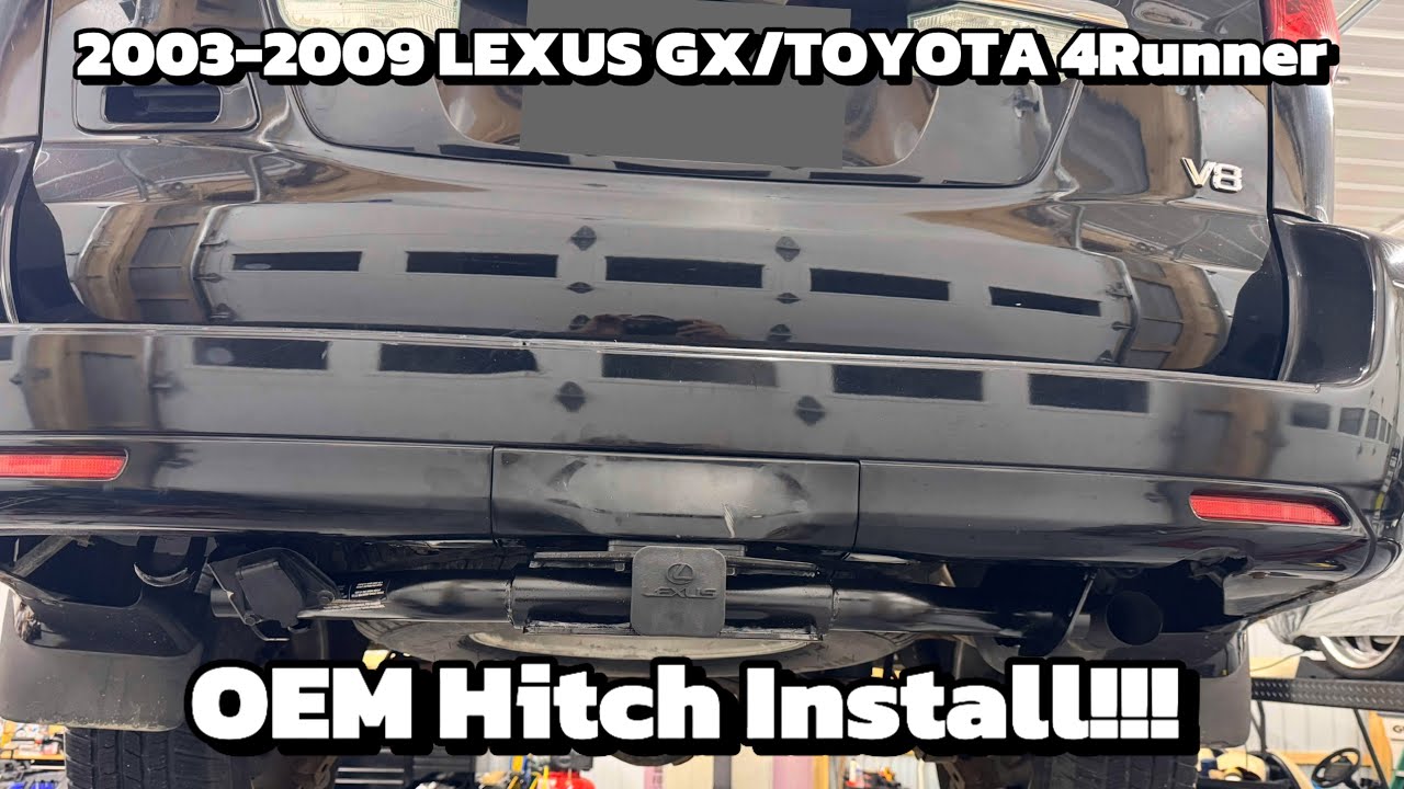 2003-2009 Lexus GX470/Toyota 4runner OEM hitch install!!