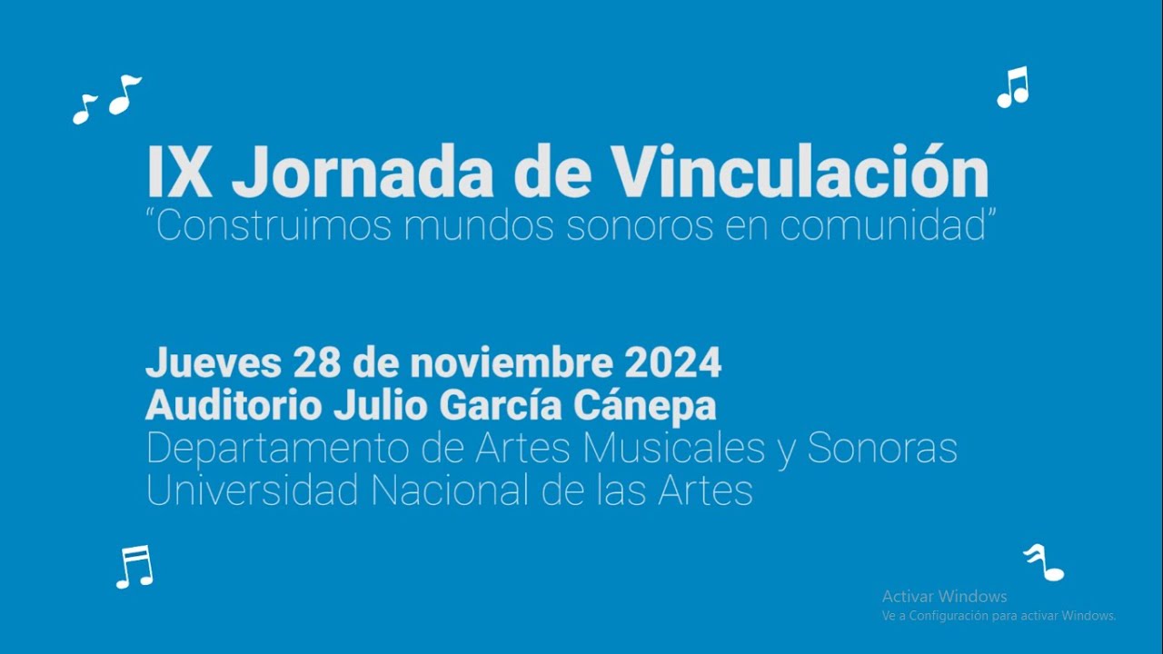 IX Jornada de Vinculación - 1) Bienvenida y EMPAyLa