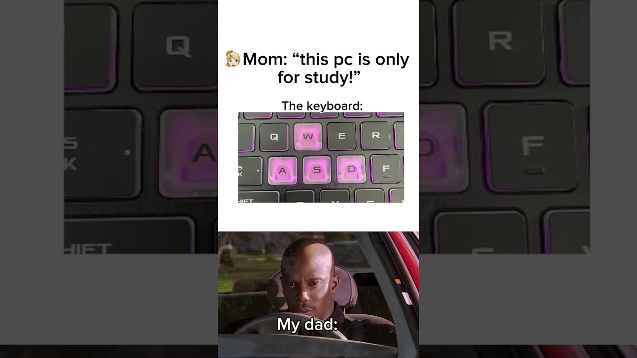 My mom said that the PC is only for study #pc #pcgaming #pcgamer #gamingpc