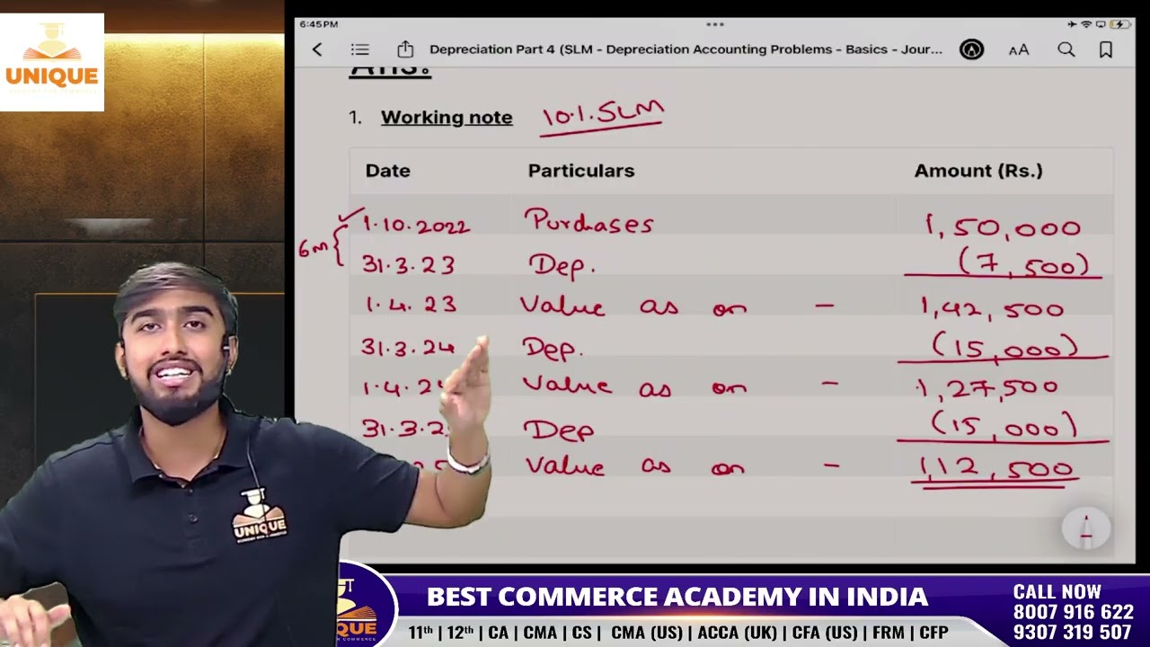 Class 11 - CBSE Commerce | Accountancy | Depreciation | Lec 4 | Basic Accounting - Journal & Ledger