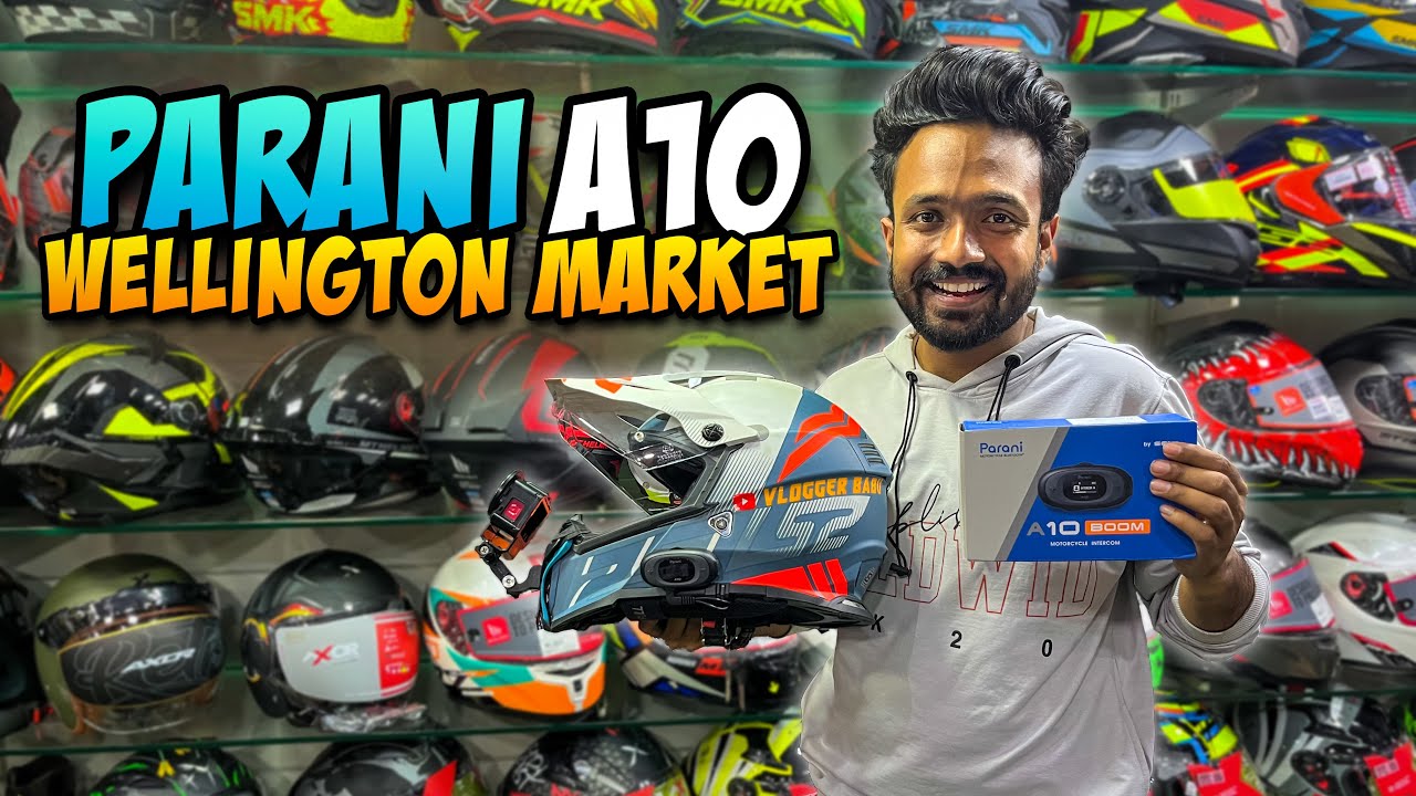 Parani A10 😍 | Wellington Bike Market Kolkata | V6 S6 Parani M10 Intercom Helmet Bluetooth Headset