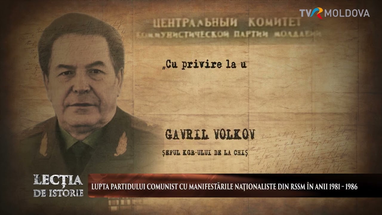 LECŢIE de ISTORIE: „Contracararea „naţionalismului” din RSSM şi a „noii concepţii istorice” din RSR