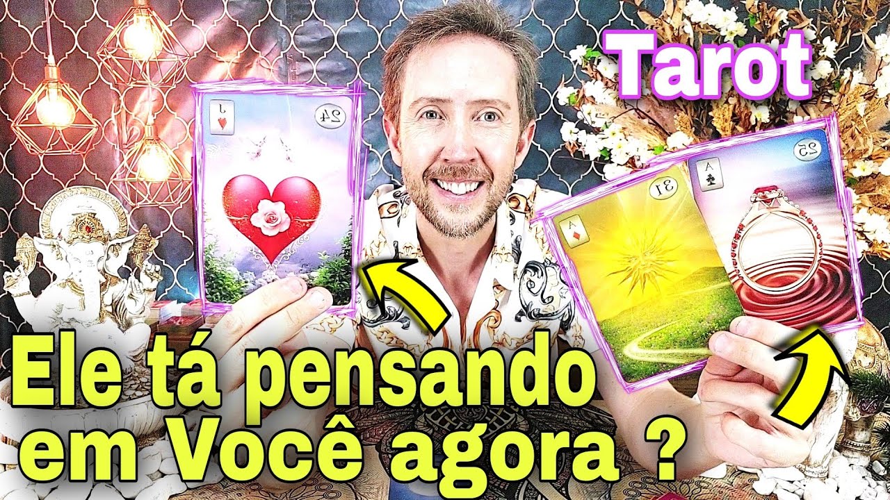 Ele t&aacute; pensando em voc&ecirc; agora ? O que pensa  ? Como ele est&aacute; em rela&ccedil;&atilde;o a voc&ecirc; agora ? Tarot de hoje