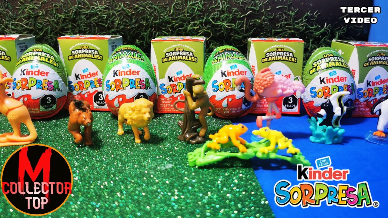 Lo nuevo de🦒 Kinder Sorpresa🐬 de Animales 🐨2023 (tercer video)