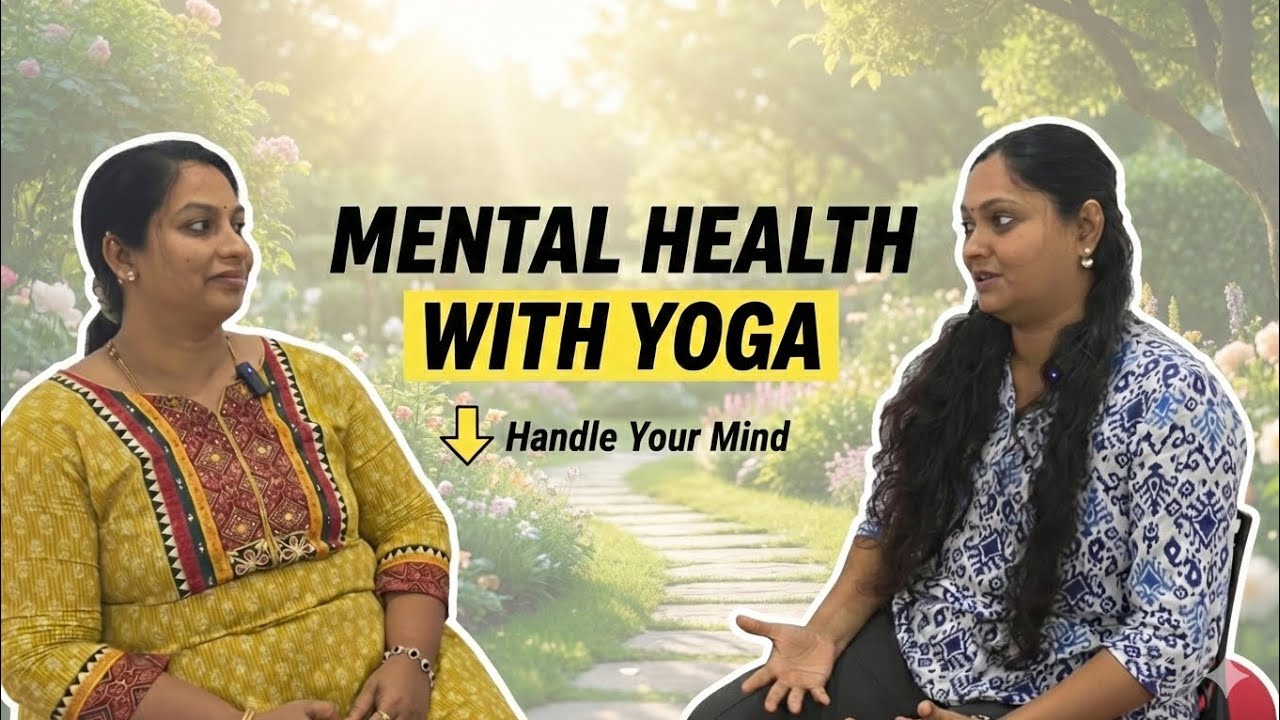 HOW TO HANDLE MENTAL HEALTH WITH YOGA 🧘‍♀️ #yoga #youtube #mentalhealth #emotional #stress #trending