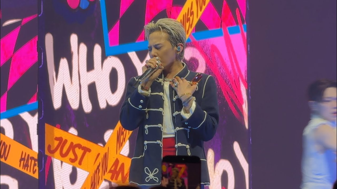 G-DRAGON - WHO YOU? & Today fancam at  Ubermensch Tour Las Vegas 08-31-25
