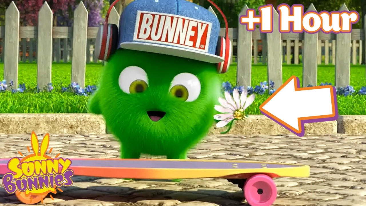 Sunny Bunnies | Hopper Has a Magic Flower | Over 1 Hour Compilation
