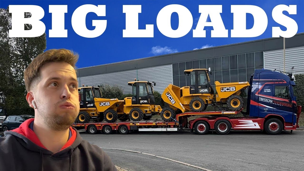 Transporting 7 Dumpers In Less Than 24hrs!